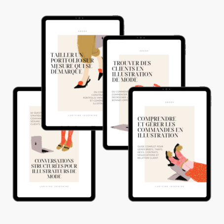 PACK EBOOKS pour Illustrateur.ice.s : 4 Guides Essentiels pour Booster ta Carrière !