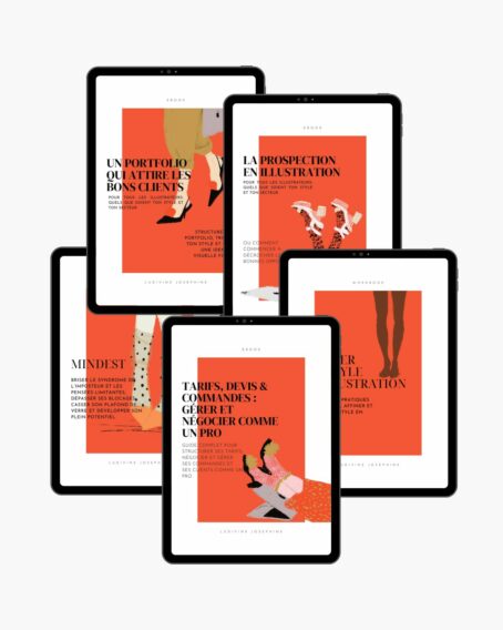 BUNDLE 4 ebooks + 2 workbook = Le Pack Complet de l’Illustrateur.rice