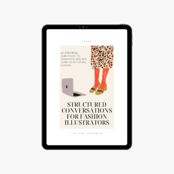 EBOOK Conversations Structurées pour Illustrateur.ice.s de Mode – 60 questions – Édition FR & ENG